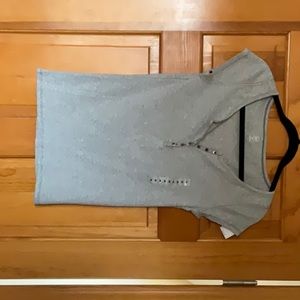Cotton grey shirt with buttons